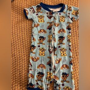 Paw Patrol one piece Pj. Size 2t.